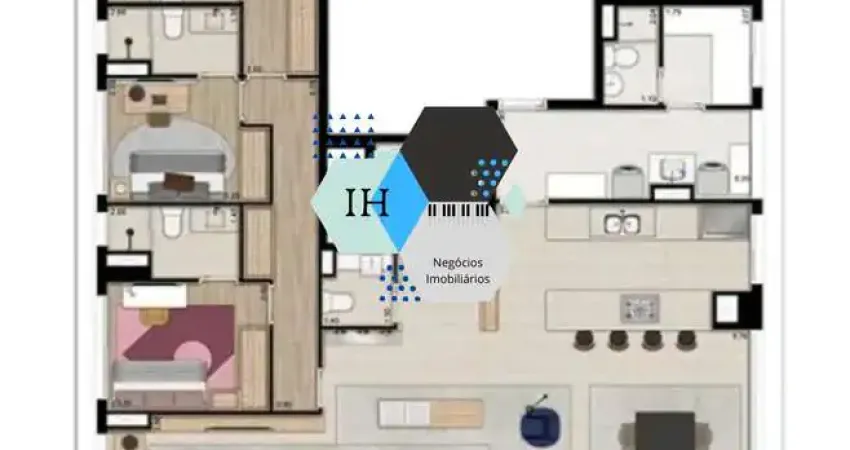 Cobertura de luxo à venda em são paulo-sp, itaim bibi: 3 quartos, 3 suítes, 2 salas, 3 vagas, 185m² de pura elegância!