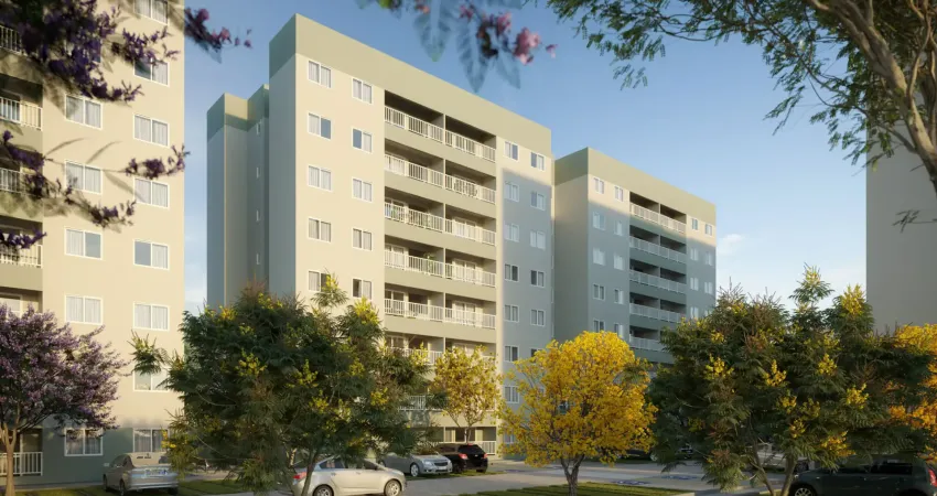 2 quartos, 1 banheiro social, 1 salas p/ 2 ambientes (estar, jantar), área privativa: 48,01m², área de serviço , cozinha, varanda,