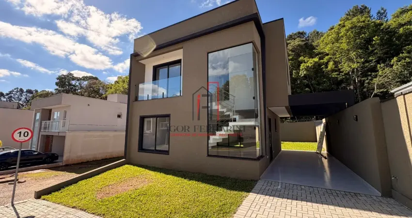 Excelente sobrado, em condomínio exclusivo, localizado no rio verde em colombo