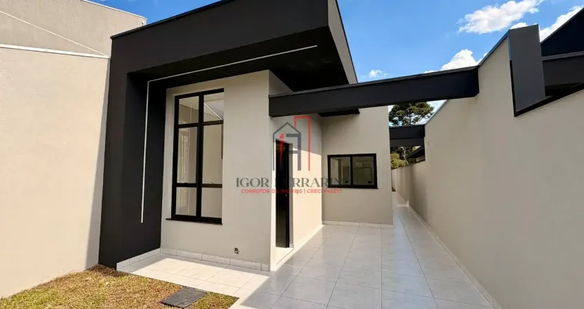 Excelente casa nova, a venda em quatro barras! com excelente localização.