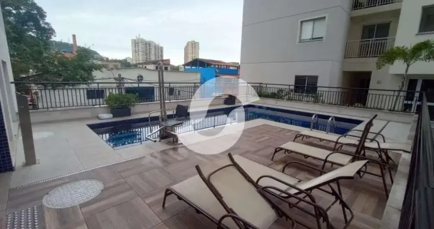 Apartamento para venda em niterói, centro, 2 dormitórios, 1 banheiro, 1 vaga