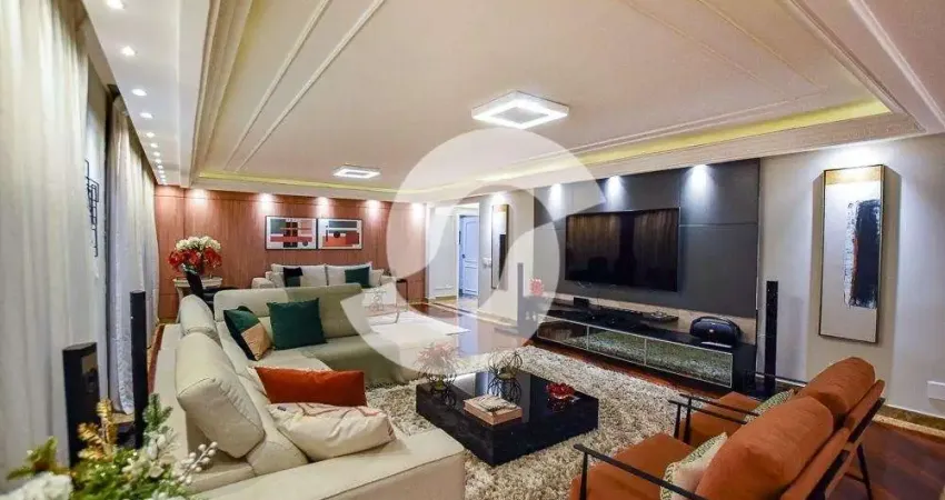 Apartamento para venda em niterói, icaraí, 4 dormitórios, 4 suítes, 5 banheiros, 4 vagas