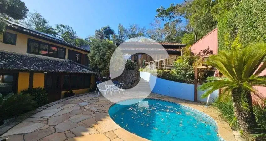 Casa para venda em niterói, badu, 5 dormitórios, 2 suítes, 6 banheiros, 4 vagas