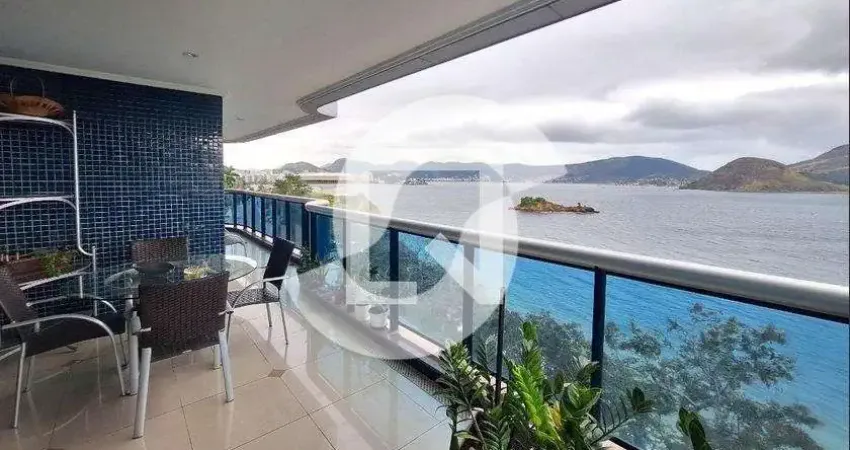 Apartamento para venda em niterói, boa viagem, 4 dormitórios, 4 suítes, 6 banheiros, 3 vagas