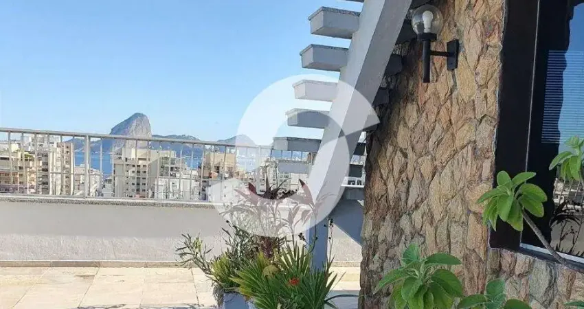 Cobertura para venda em niterói, icaraí, 4 dormitórios, 1 suíte, 3 banheiros, 2 vagas