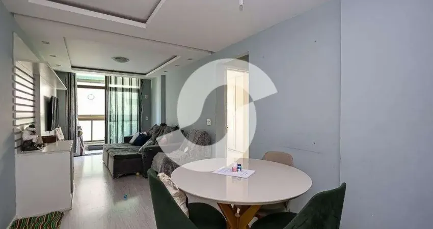 Apartamento 2 quartos para venda em niterói, santa rosa, 2 dormitórios, 1 suíte, 2 banheiros, 1 vaga