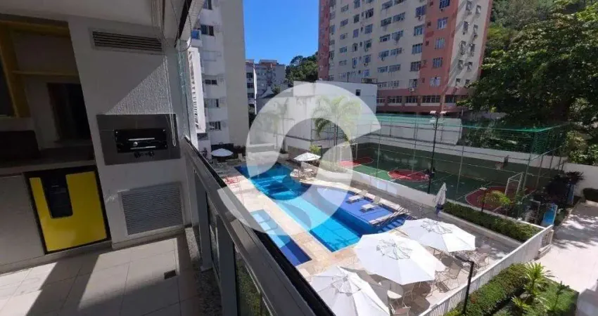Apartamento para venda em niterói, santa rosa, 4 dormitórios, 3 suítes, 4 banheiros, 2 vagas