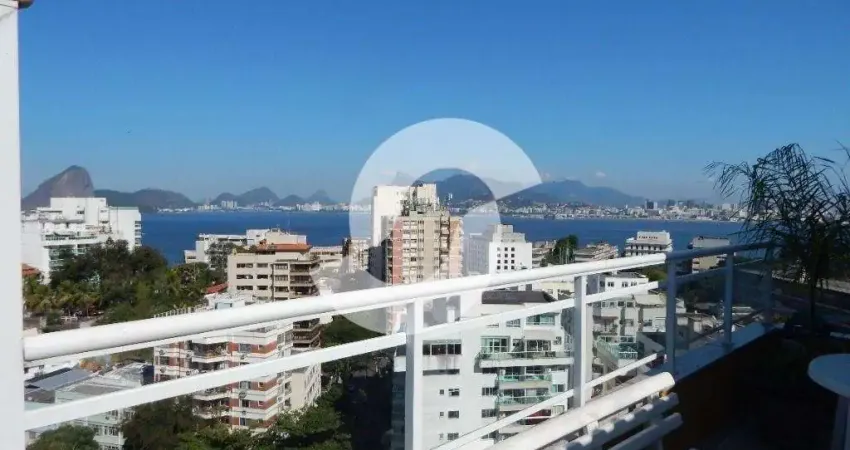 Cobertura para venda em niterói, icaraí, 2 dormitórios, 1 suíte, 2 banheiros, 2 vagas