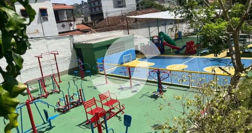 Apartamento 2 quartos para venda em niterói, santa rosa, 2 dormitórios, 1 banheiro, 1 vaga