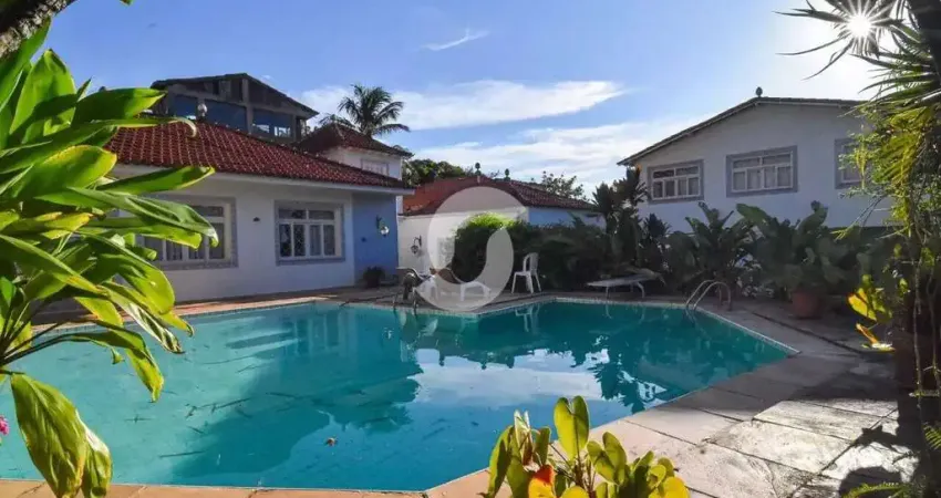 Casa para venda em niterói, itacoatiara, 6 dormitórios, 1 suíte, 4 banheiros, 7 vagas