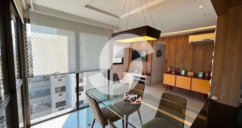 Cobertura duplex para venda em niterói, gragoatá, 2 dormitórios, 1 suíte, 3 banheiros, 1 vaga