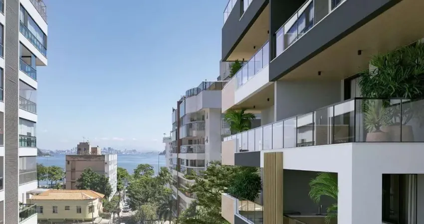 Apartamento 3 dormitórios para venda em niterói, charitas, 3 dormitórios, 3 suítes, 3 banheiros, 1 vaga