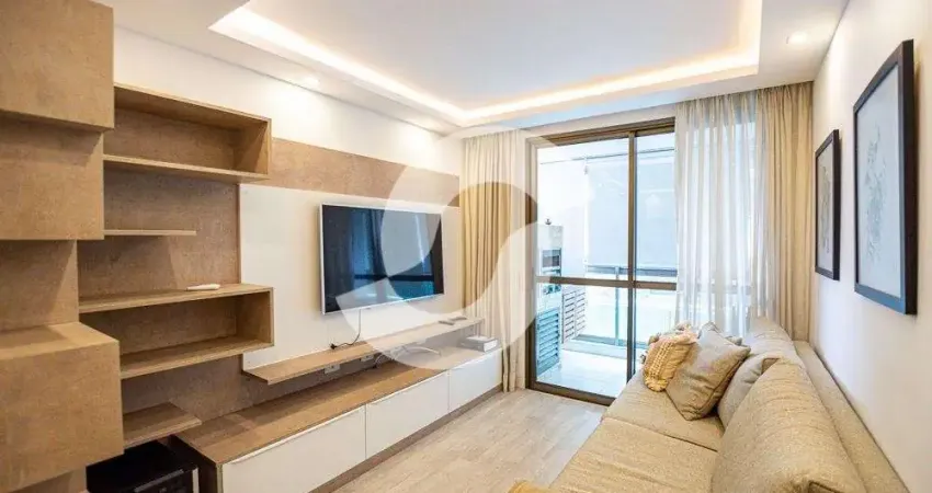 Apartamento 2 quartos para venda em niterói, santa rosa, 2 dormitórios, 1 suíte, 2 banheiros, 1 vaga