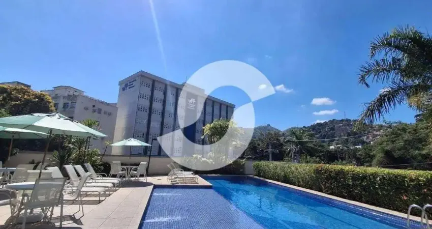 Apartamento 2 quartos para venda em niterói, centro, 2 dormitórios, 1 banheiro, 1 vaga