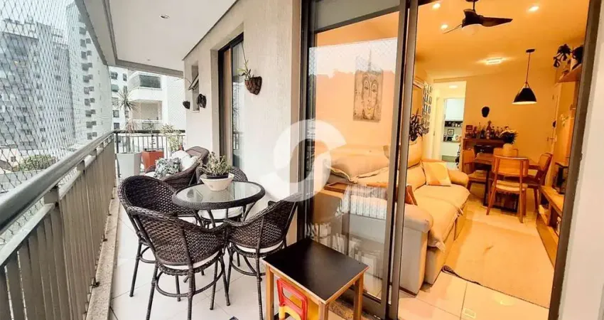 Apartamento 3 quartos para venda em niterói, vital brasil, 3 dormitórios, 2 suítes, 3 banheiros, 2 vagas