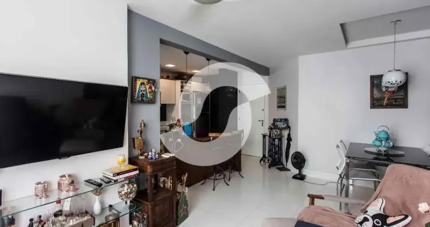 Apartamento 2 quartos para venda em niterói, icaraí, 2 dormitórios, 2 banheiros, 1 vaga