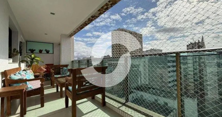 Apartamento 3 quartos para venda em niterói, icaraí, 2 dormitórios, 1 suíte, 3 banheiros, 1 vaga