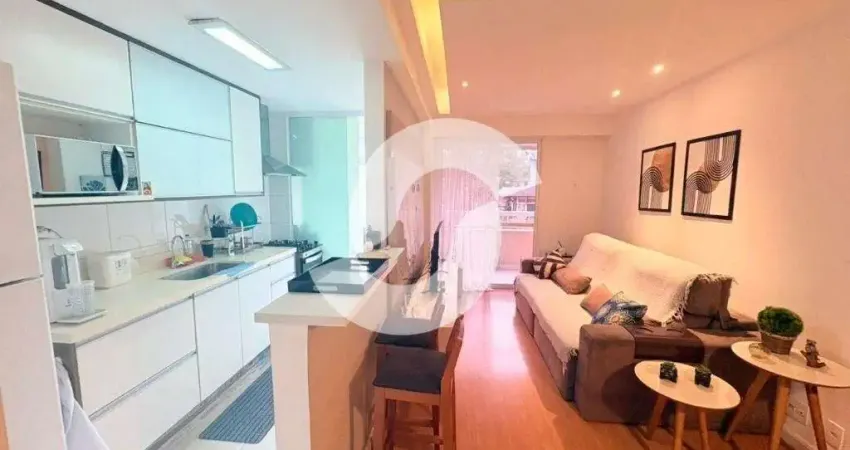 Apartamento 2 quartos para venda em niterói, piratininga, 2 dormitórios, 1 suíte, 2 banheiros, 1 vaga