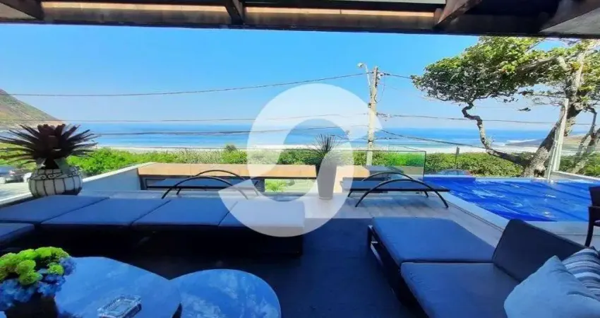 Casa alto padrão para venda em niterói, itacoatiara, 4 dormitórios, 4 suítes, 3 banheiros, 10 vagas