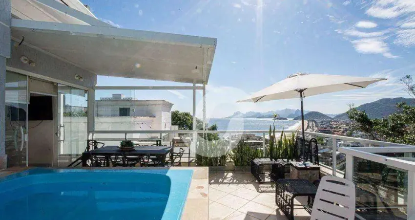 Casa alto padrão para venda em niterói, piratininga, 4 dormitórios, 4 suítes, 6 banheiros