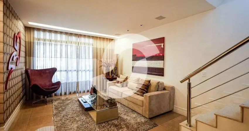 Cobertura para venda em niterói, icaraí, 4 dormitórios, 2 suítes, 4 banheiros, 4 vagas