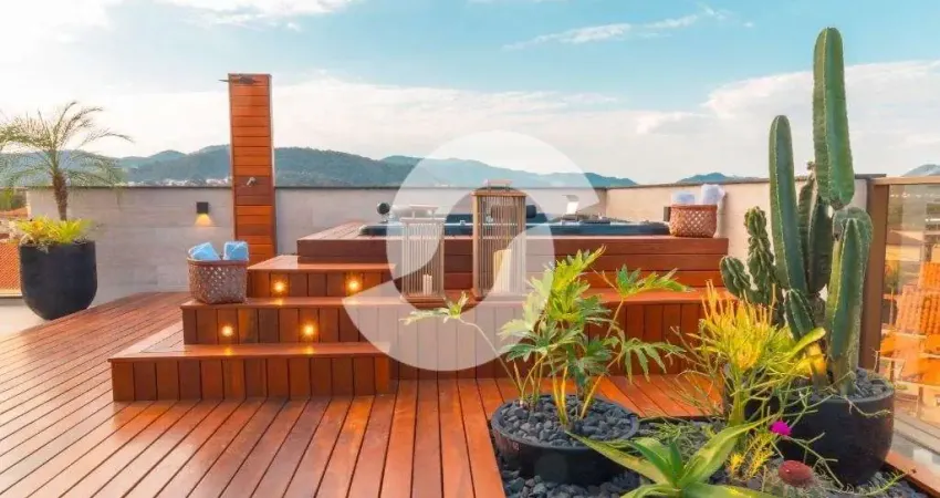 Cobertura para venda em niterói, camboinhas, 4 dormitórios, 4 suítes, 7 banheiros, 4 vagas