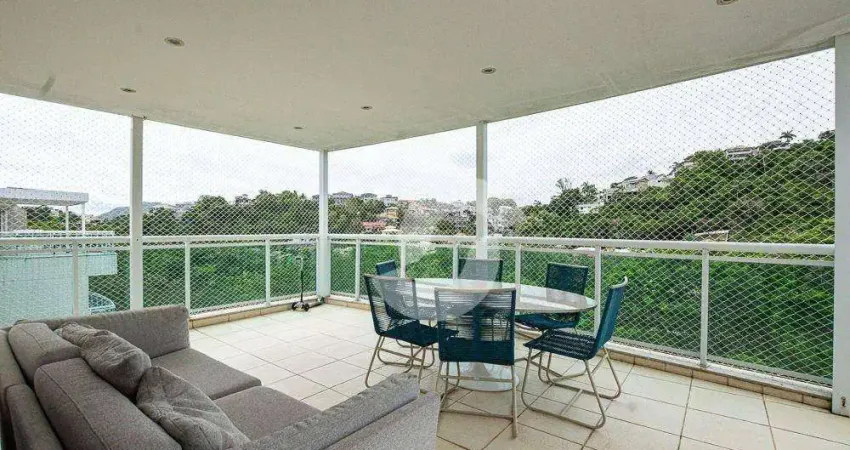 Cobertura para venda em niterói, camboinhas, 3 dormitórios, 1 suíte, 3 banheiros, 2 vagas