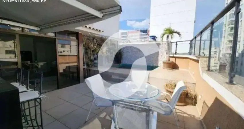 Cobertura para venda em niterói, icaraí, 3 dormitórios, 1 suíte, 2 banheiros, 4 vagas