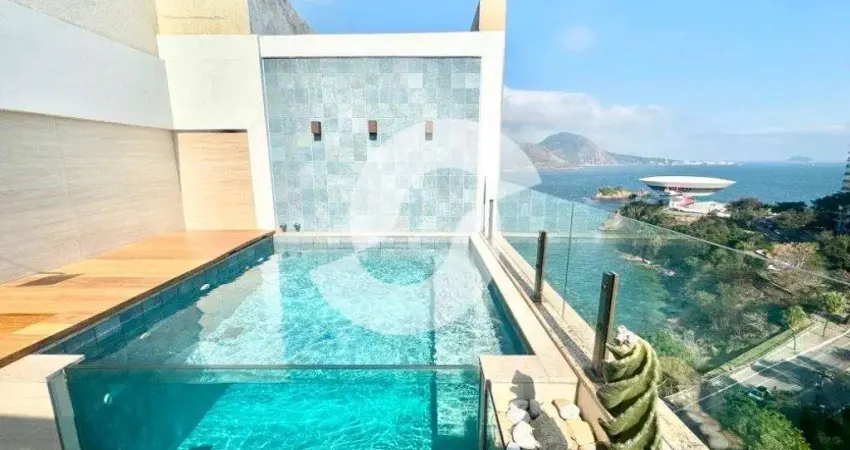 Cobertura para venda em niterói, ingá, 3 dormitórios, 3 suítes, 1 banheiro, 4 vagas