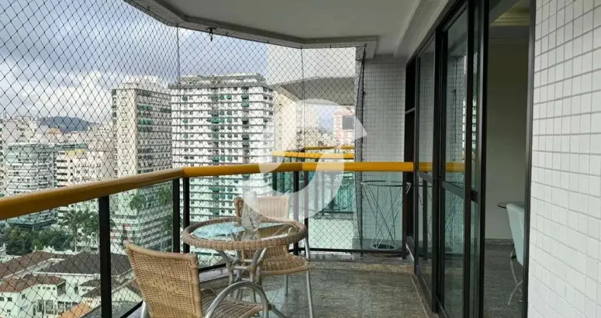 Cobertura duplex para venda em niterói, icaraí, 4 dormitórios, 3 suítes, 2 banheiros, 4 vagas