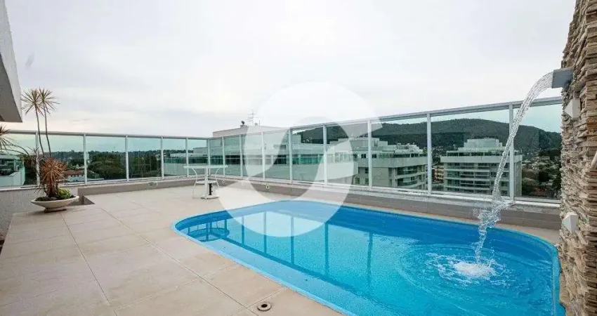 Cobertura duplex para venda em niterói, são francisco, 3 dormitórios, 1 suíte, 4 banheiros, 3 vagas