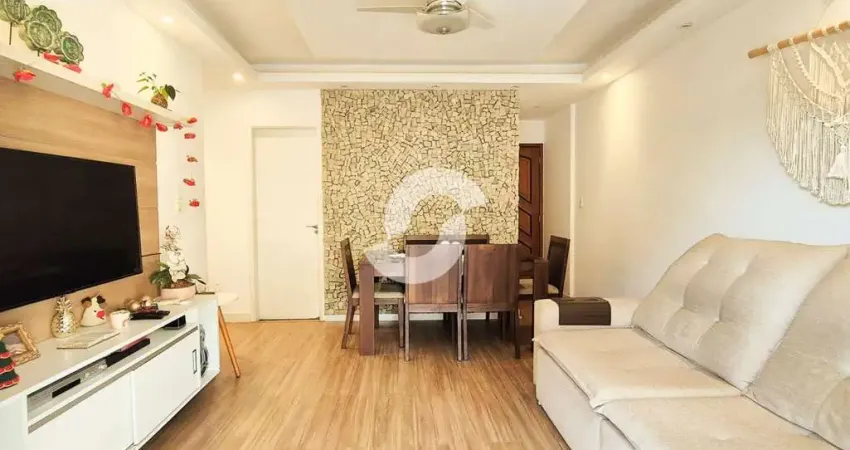 Apartamento para venda em niterói, santa rosa, 2 dormitórios, 1 suíte, 2 banheiros, 1 vaga