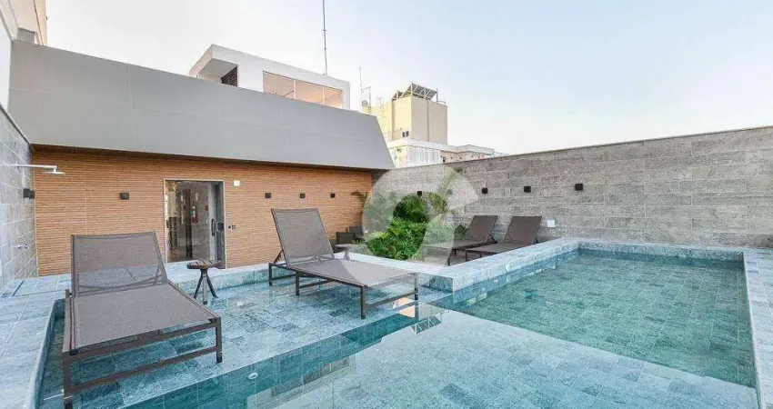 Apartamento 1 quarto para venda em niterói, icaraí, 1 dormitório, 1 banheiro