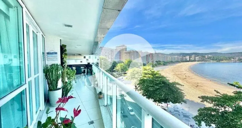 Apartamento 4 quartos para venda em niterói, icaraí, 4 dormitórios, 4 suítes, 5 banheiros, 4 vagas