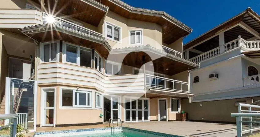 Casa alto padrão para venda em niterói, charitas, 5 dormitórios, 4 suítes, 6 banheiros, 3 vagas