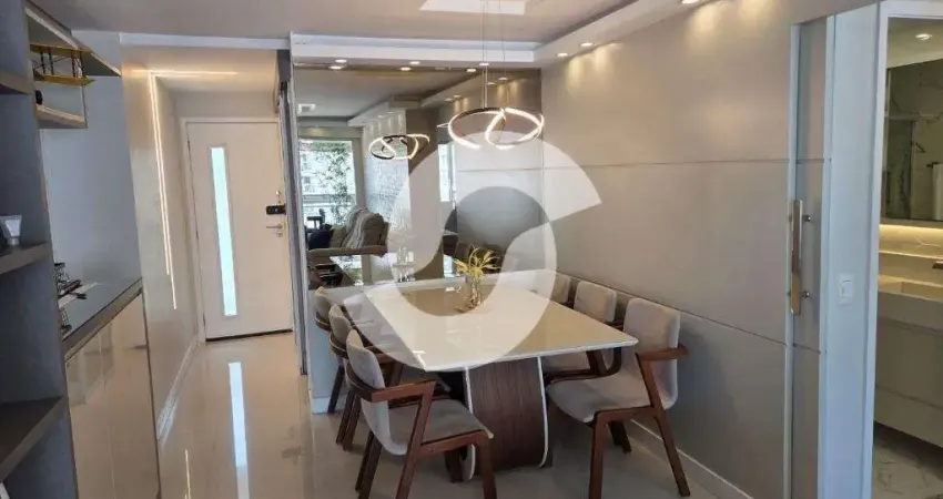 Apartamento 2 Quartos para Venda em Niterói, Charitas, 2 dormitórios, 1 suíte, 2 banheiros, 2 vagas