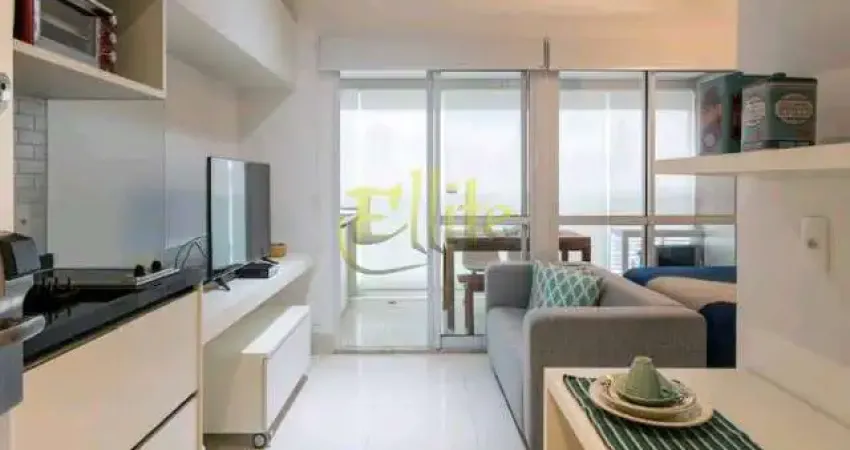 Apartamento mobiliado com 01 dormitório para locação na região do Brooklin em São Paulo, próximo à Estação Campo Belo!
