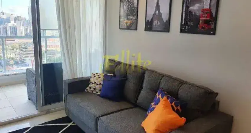 Apartamento totalmente mobiliado de 01 dormitório para locação no brooklin, são paulo!