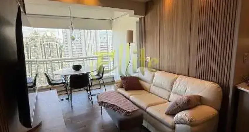 Apartamento com 01 dormitório para locação na rua sansão alves dos santos na região do brooklin, são paulo - sp.