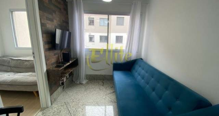 Apartamento mobiliado para locação na Barra Funda, São Paulo.