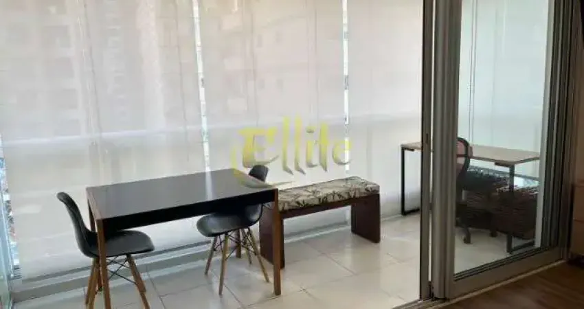 Apartamento mobiliado de 01 dormitório para locação na região do Brooklin em São Paulo!