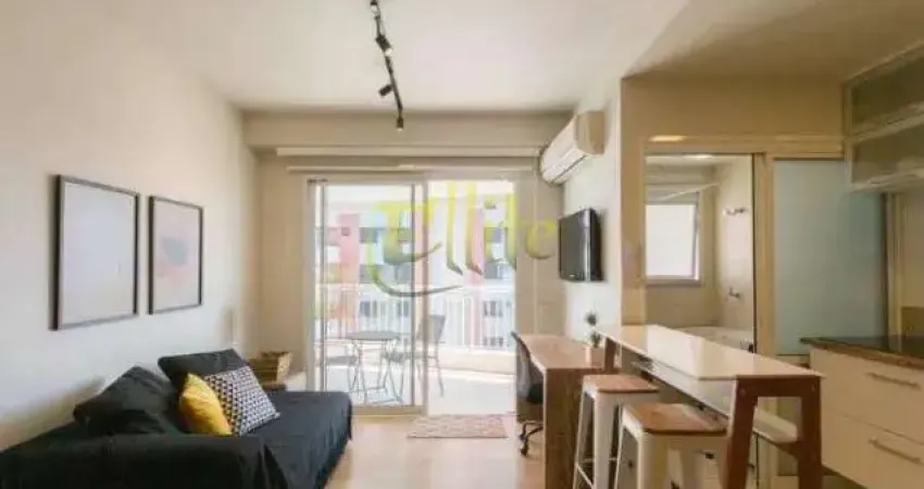 Apartamento mobiliado de 01 dormitório para locação no bairro brooklin, são paulo!