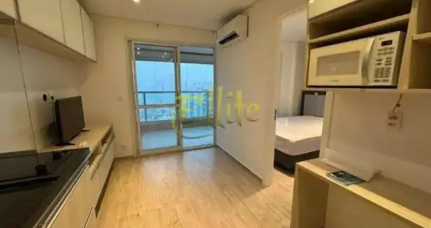 Apartamento mobiliado com 01 dormitório para locação na região do Brooklin em São Paulo, próximo à Estação Campo Belo!