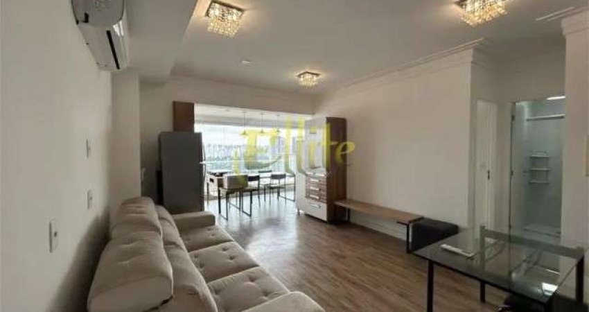 Apartamento mobiliado para locação e venda no Brooklin, São Paulo.