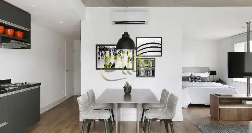 Apartamento mobiliado com 01 dormitório para locação na região do Brooklin em São Paulo!