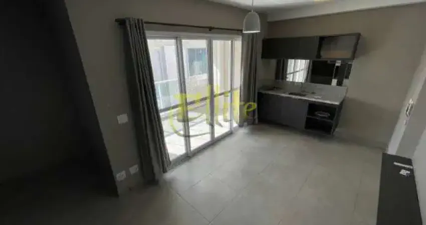 Apartamento semi mobiliado com 01 dormitório para locação e venda na região do Brooklin em São Paulo!