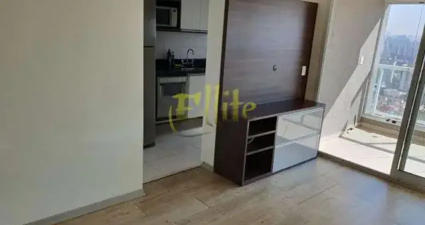Apartamento com móveis fixos de 01 dormitório para locação no Brooklin, São Paulo!