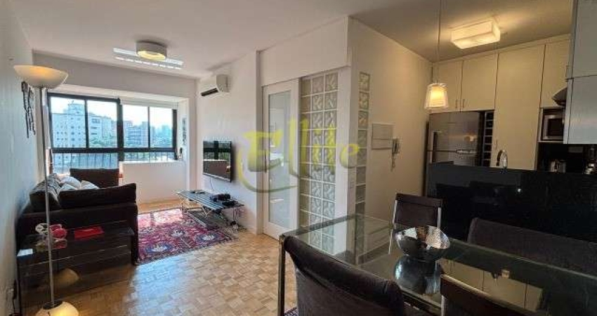 Apartamento mobiliado com 01 dormitório para locação no bairro Itaim Bibi, em São Paulo!