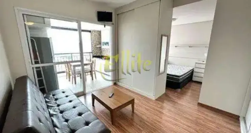 Apartamento mobiliado para locação com 01 dormitório na região do Brooklin em São Paulo!