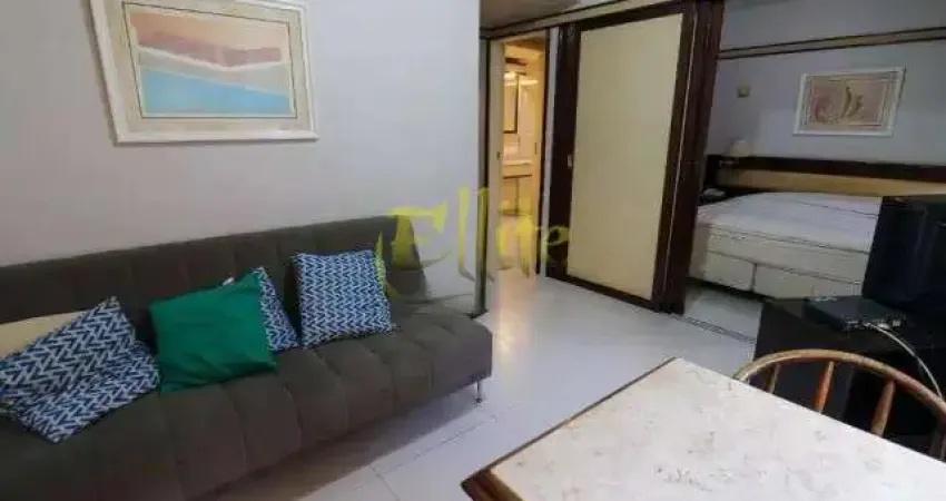 Flat para venda no Brooklin, totalmente mobiliado com serviços, próximo da Estação Berrini!